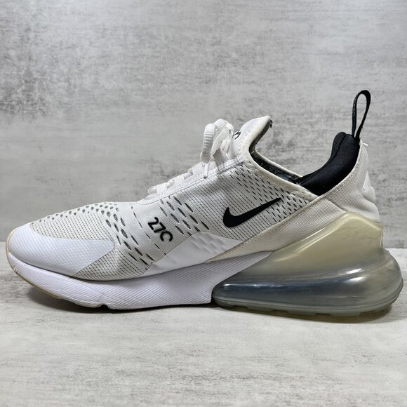 Nike Air Max 270 Running Shoes - Men's Size 10 - White - Picture 5 of 10